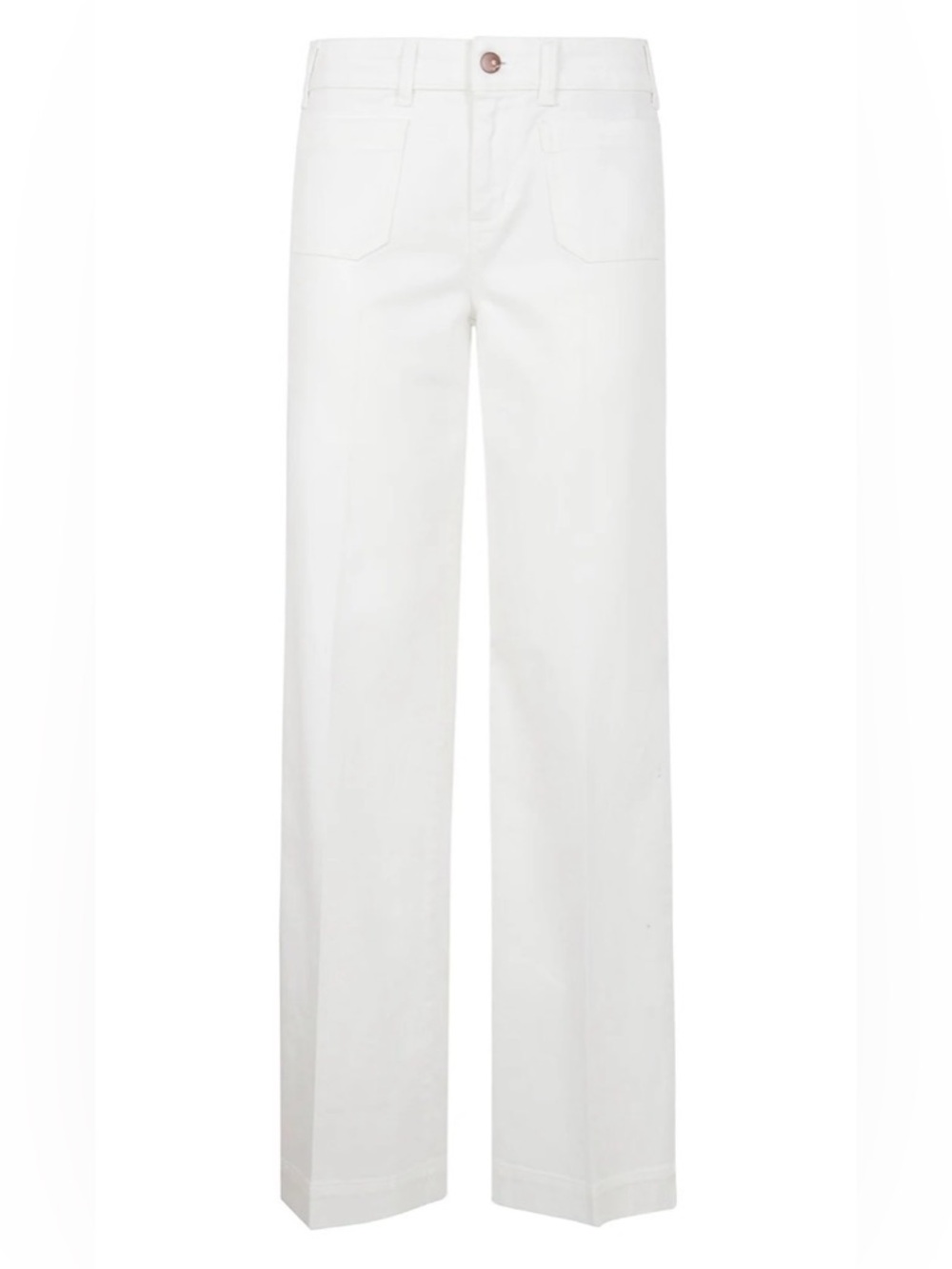 Cigala’s Italy Women’s Cotton Blend Palace Four Pocket Cream Utility Jean sz 28